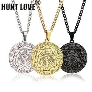 Metatron Cube Archangel Pendant Seal Of Solomon Talisman Necklace