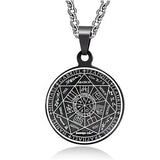 Metatron Cube Archangel Pendant Seal Of Solomon Talisman Necklace