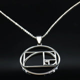 Metatron's Cube Stainless Steel Necklace