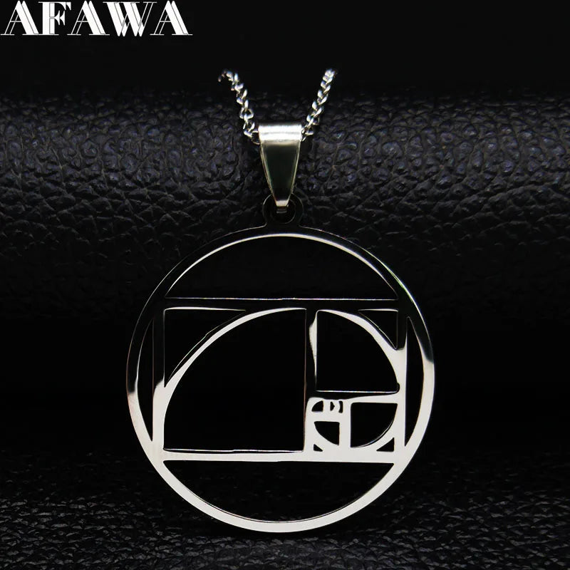 Metatron's Cube Stainless Steel Necklace