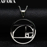 Metatron's Cube Stainless Steel Necklace