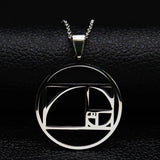 Metatron's Cube Stainless Steel Necklace