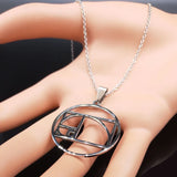 Metatron's Cube Stainless Steel Necklace