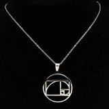 Metatron's Cube Stainless Steel Necklace