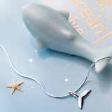 925 Silver Mermaid Fish Tail Anklet Chain Foot Bracelet for Women Girls