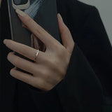 925 Silver Heart Ring with CZ Band for Gift Party