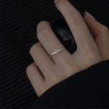 925 Silver Heart Ring with CZ Band for Gift Party
