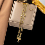 316L Stainless Steel Star Pendant Bracelet For Women Couple