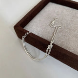 Mewanry Knotted Bracelet Women Punk INS Charming Temperament Birthday Jewelry