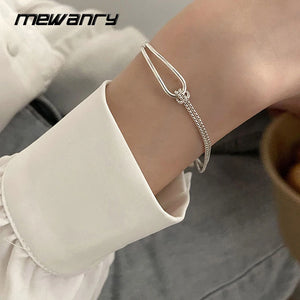 Mewanry Knotted Bracelet Women Punk INS Charming Temperament Birthday Jewelry