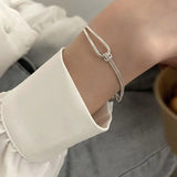Mewanry Knotted Bracelet Women Punk INS Charming Temperament Birthday Jewelry