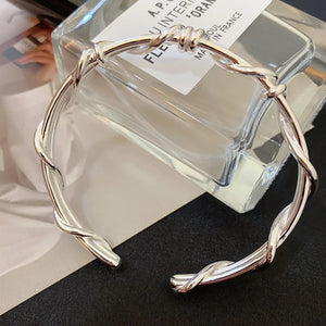 Mewanry Minimalist Silver Bracelet Geometric Punk Accessories