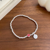 Mewanry Rainbow Smiley Bracelet for Women