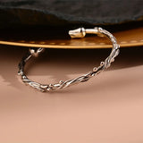 Mewanry Rose Flower Bracelet for Women Opening Vintage Temperament Jewelry