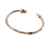 Mewanry Rose Flower Bracelet for Women Opening Vintage Temperament Jewelry