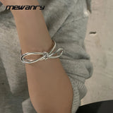 Mewanry Silver Bracelet for Women Vintage Creative Butterfly