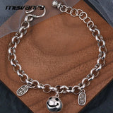 Mewanry Smiley Pendant Couples Bracelet Vintage Party Jewelry