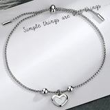 Mewanry Silver Shell Bracelet For Women Girls