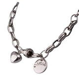 Mewanry Silver Smile Love Heart Couples Bracelet Party Jewelry