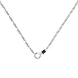Silver Sparkling Zircon Clavicle Chain Women Couples Necklace