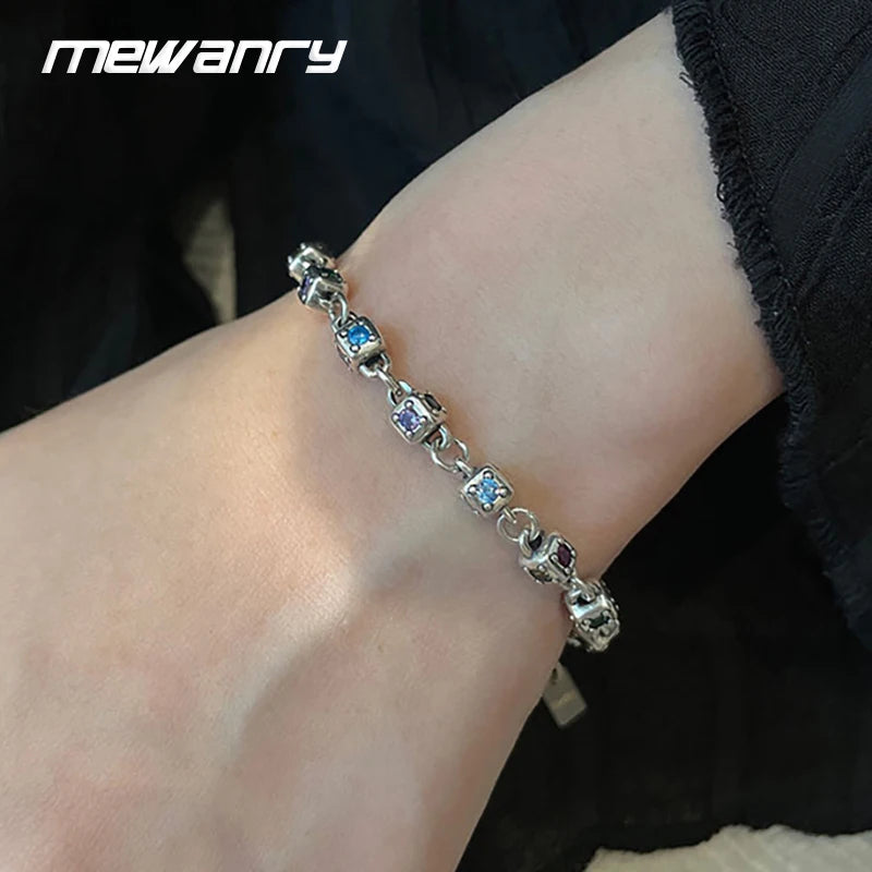 Sparkling Zircon Bracelet Charm Vintage Party Jewelry