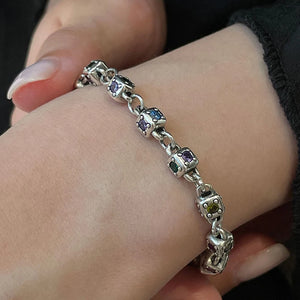 Sparkling Zircon Bracelet Charm Vintage Party Jewelry