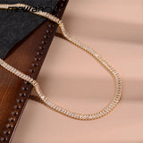 Mewanry Zircon Bracelet Necklace for Women
