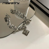 Mewanry Square Ball Bracelet for Women Geometric Charming Personality Jewelry