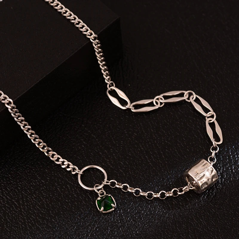 Mewanry Vintage Punk Sweater Necklace for Women