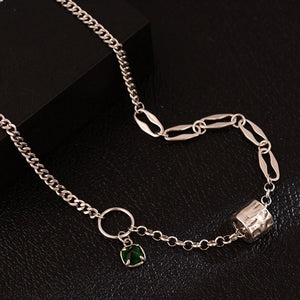 Mewanry Vintage Punk Sweater Necklace for Women