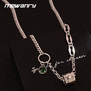 Mewanry Vintage Punk Sweater Necklace for Women