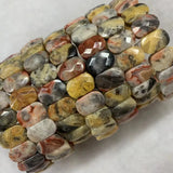 Mexican Crazy Lace Agate Bracelet Natural Gemstone Beads Bangle