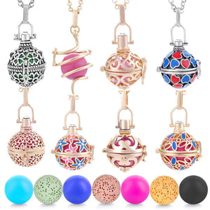 Mexico Vintage Chime Music Ball Caller Necklace for Pregnant Women