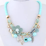 Vintage Resin Beads Candy Choker Necklaces for Women