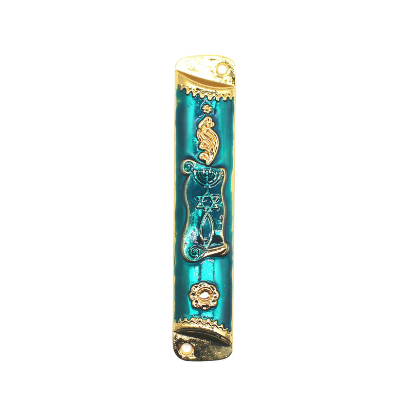 Mezuzah Door Display Judaica Gift Hanukkah Hand Religious Mezuza Case