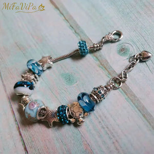 Crystal Bracelet Star Tortois Pandent Jewelry Bracelets Women Alloy