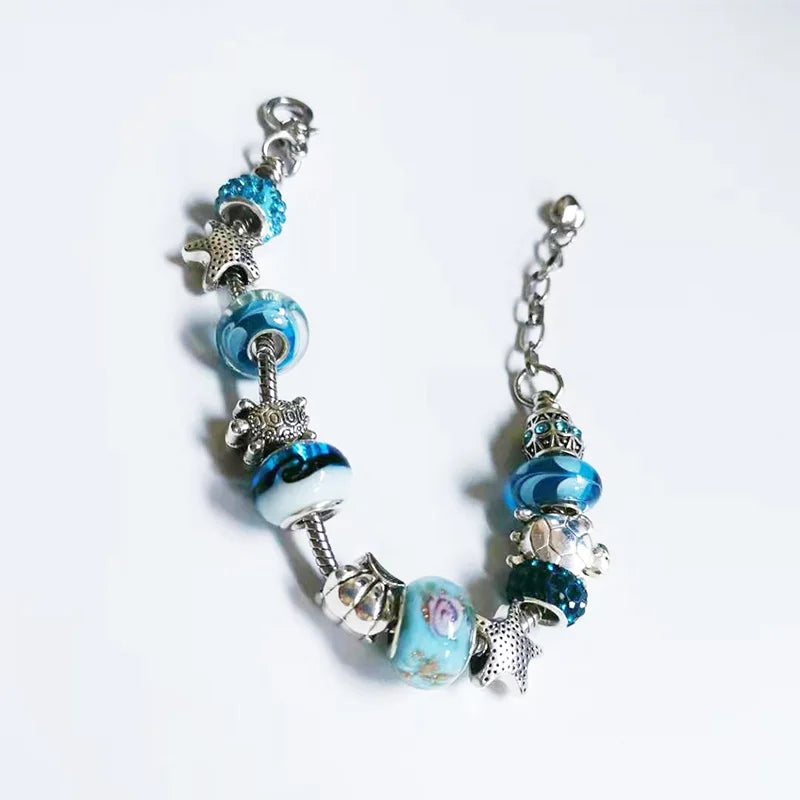 Crystal Bracelet Star Tortois Pandent Jewelry Bracelets Women Alloy