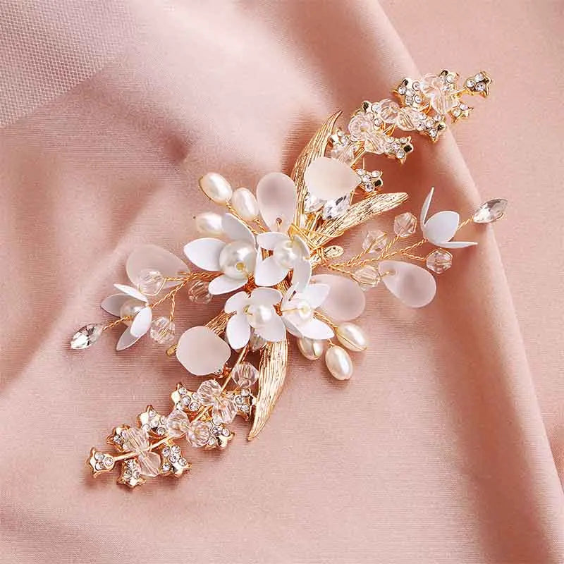 Wedding Hair Clips Flowers Bridal Hair Jewelry Accessories