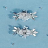 2pcs Rhinestone Flower Shoe Clip Women High Heels Wedding Buckle