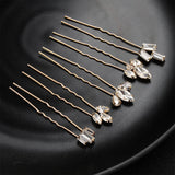 5pcs Austrian Crystal Wedding Hairpins Hair Accessories