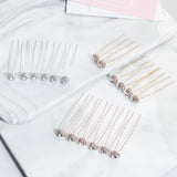 6 Pcs/lot Crystal Ball Hairpins Wedding Hair Accessories