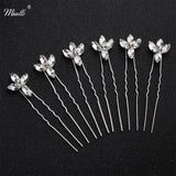 6pcs Austrian Crystal Wedding Hairpins