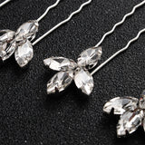 6pcs Austrian Crystal Wedding Hairpins