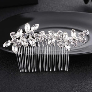 Rhinestone Hair Comb Clips Crystal Hair Jewelry