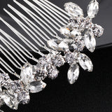Rhinestone Hair Comb Clips Crystal Hair Jewelry