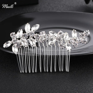 Rhinestone Hair Comb Clips Crystal Hair Jewelry