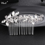 Rhinestone Hair Comb Clips Crystal Hair Jewelry