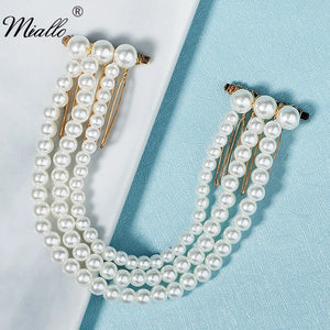 Pearl Hair Comb Bridal Wedding Headpiece Prom Jewelry