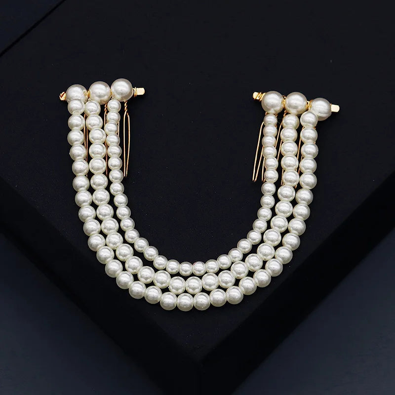 Pearl Hair Comb Bridal Wedding Headpiece Prom Jewelry