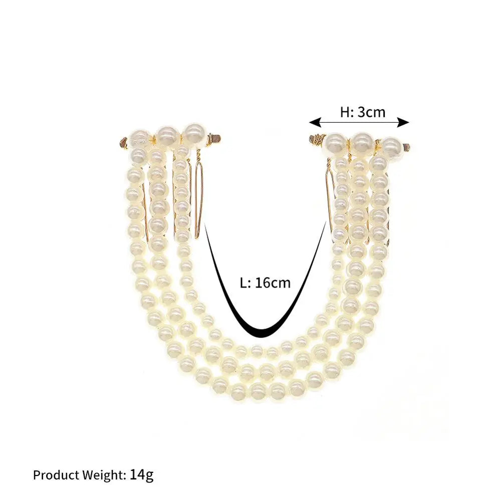 Pearl Hair Comb Bridal Wedding Headpiece Prom Jewelry